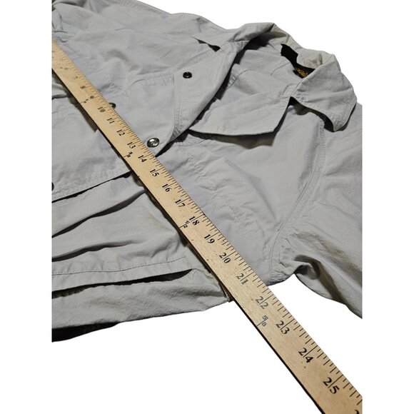 Lizsport Liz Claiborne Men's Small Outerwear Vinyage Jacket Pockets Gray - Picture 8 of 11